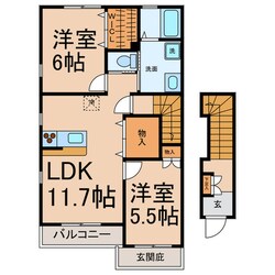 ルーエモントの物件間取画像